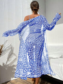 Conjunto Biquíni com Kimono Geométrico