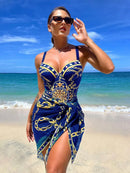 Top 1 Sand Tropical – Conjunto Maiô com Saída