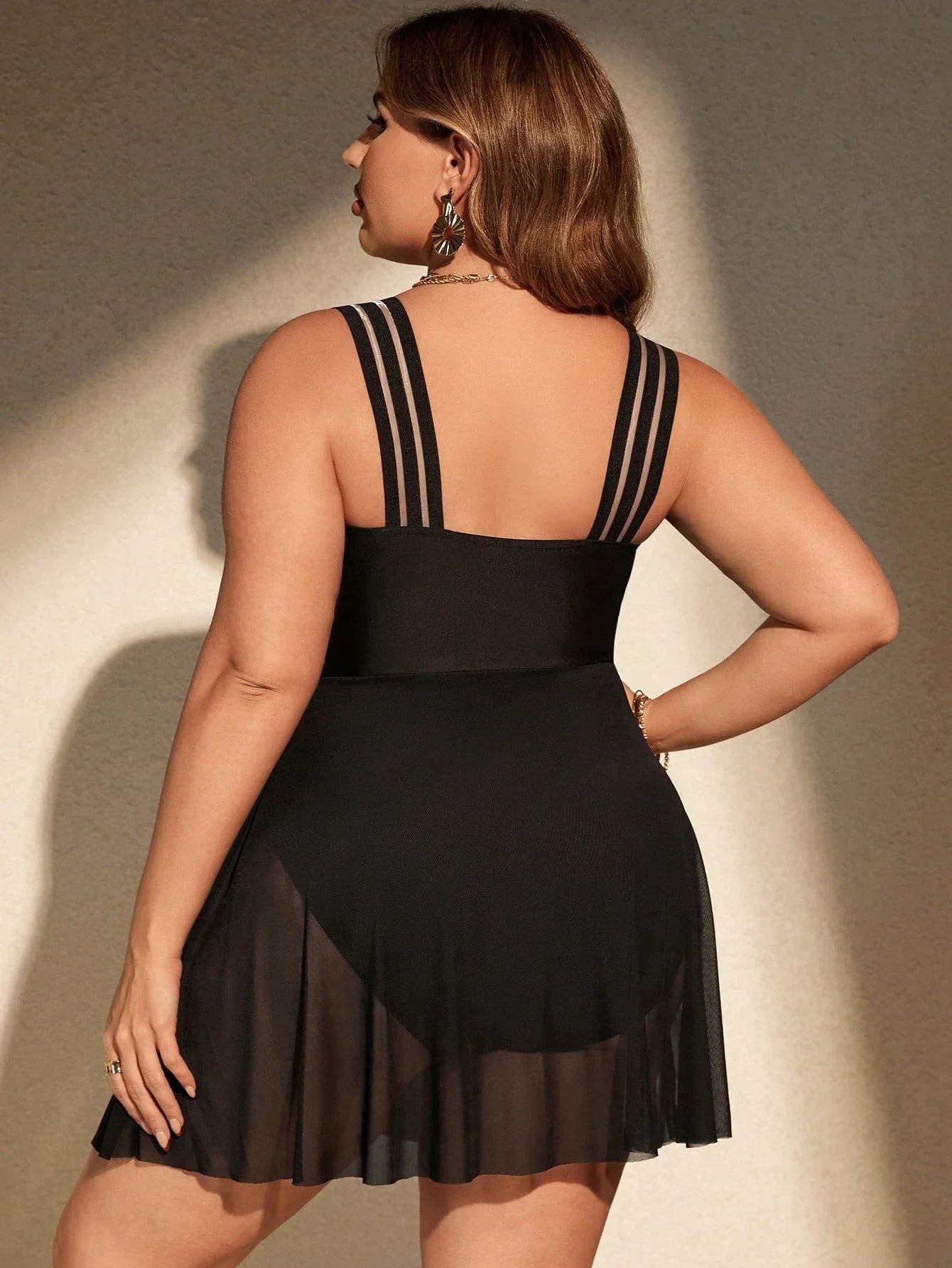 Conjunto Maiô 2 Peças Plus Size Cristal