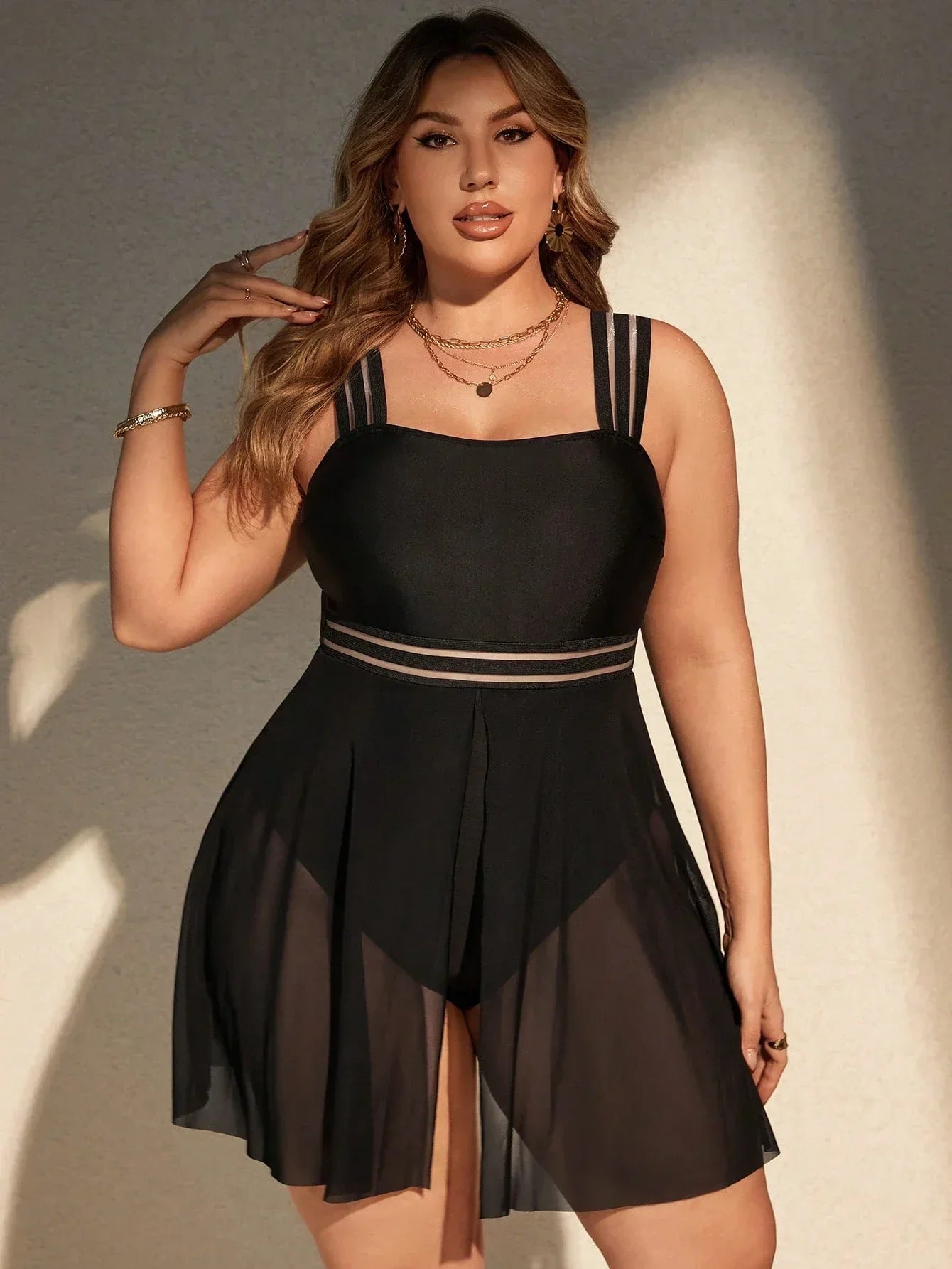Conjunto Maiô 2 Peças Plus Size Cristal