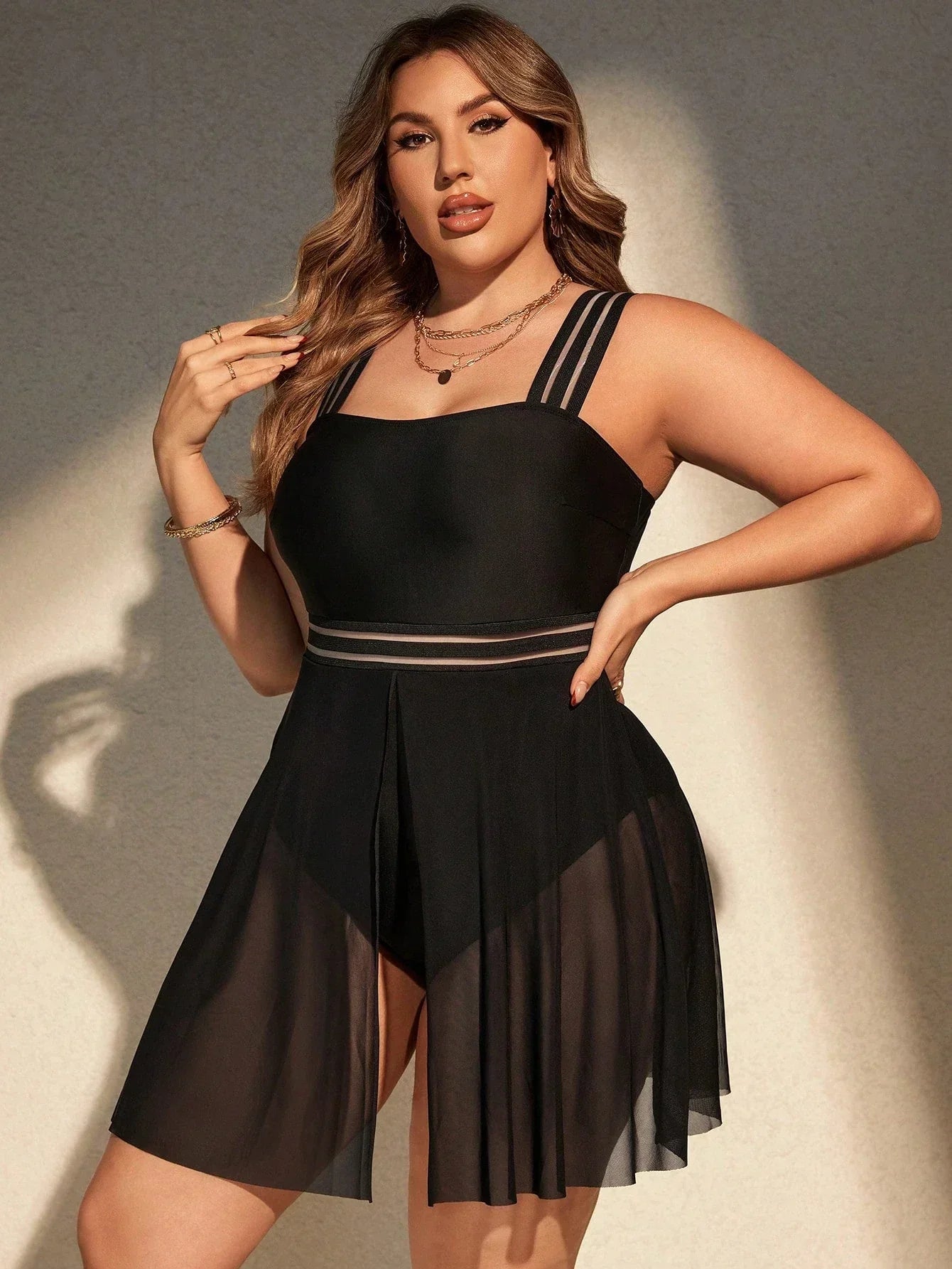 Conjunto Maiô 2 Peças Plus Size Cristal