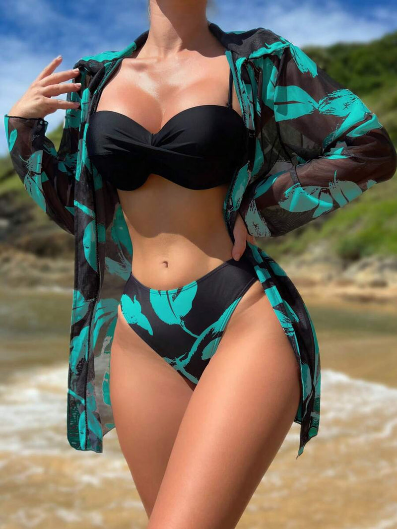 Top 3 Sand Tropical – Conjunto Carol 3 Peças