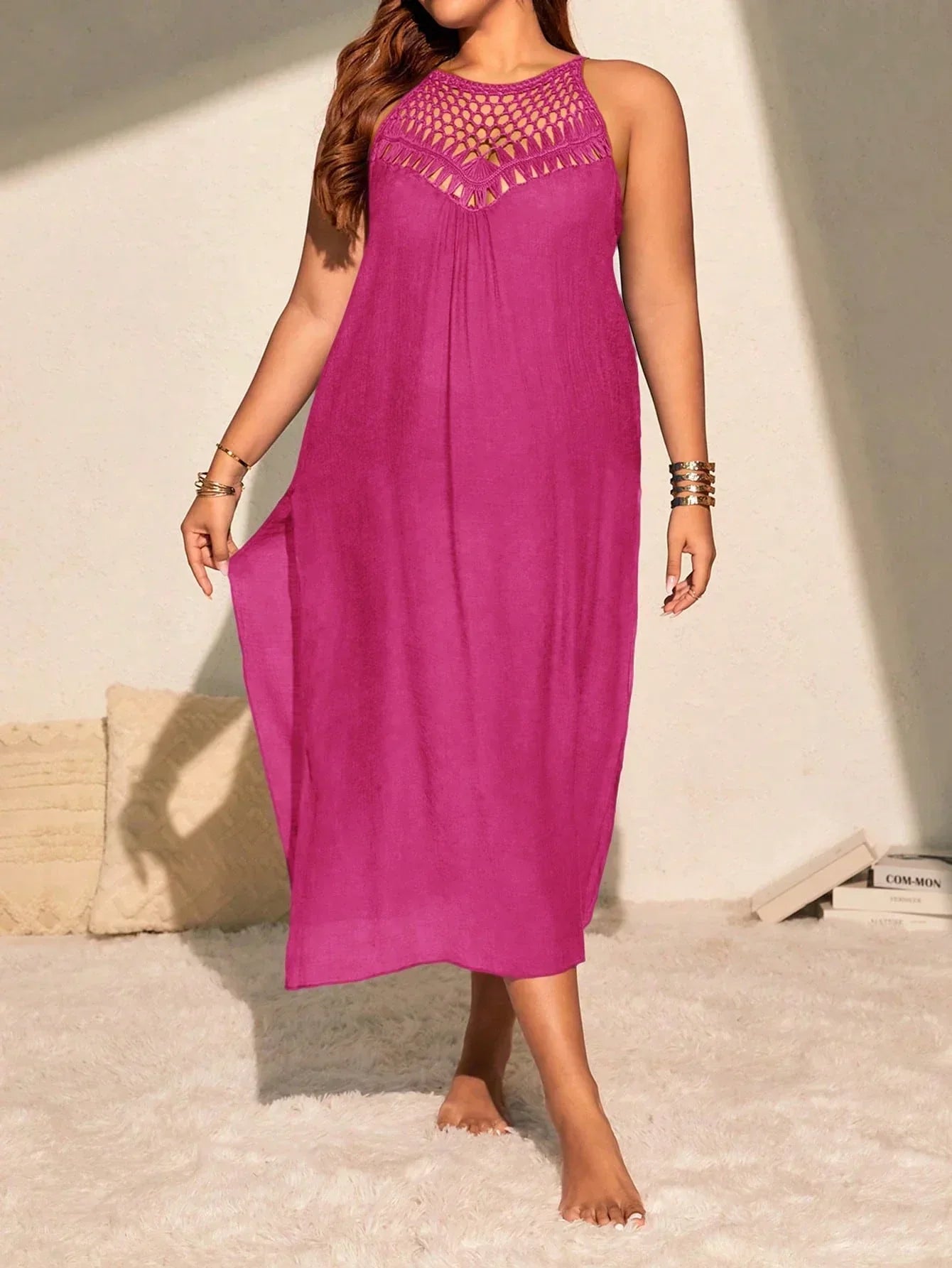 Saída De Praia Plus Size Daniely