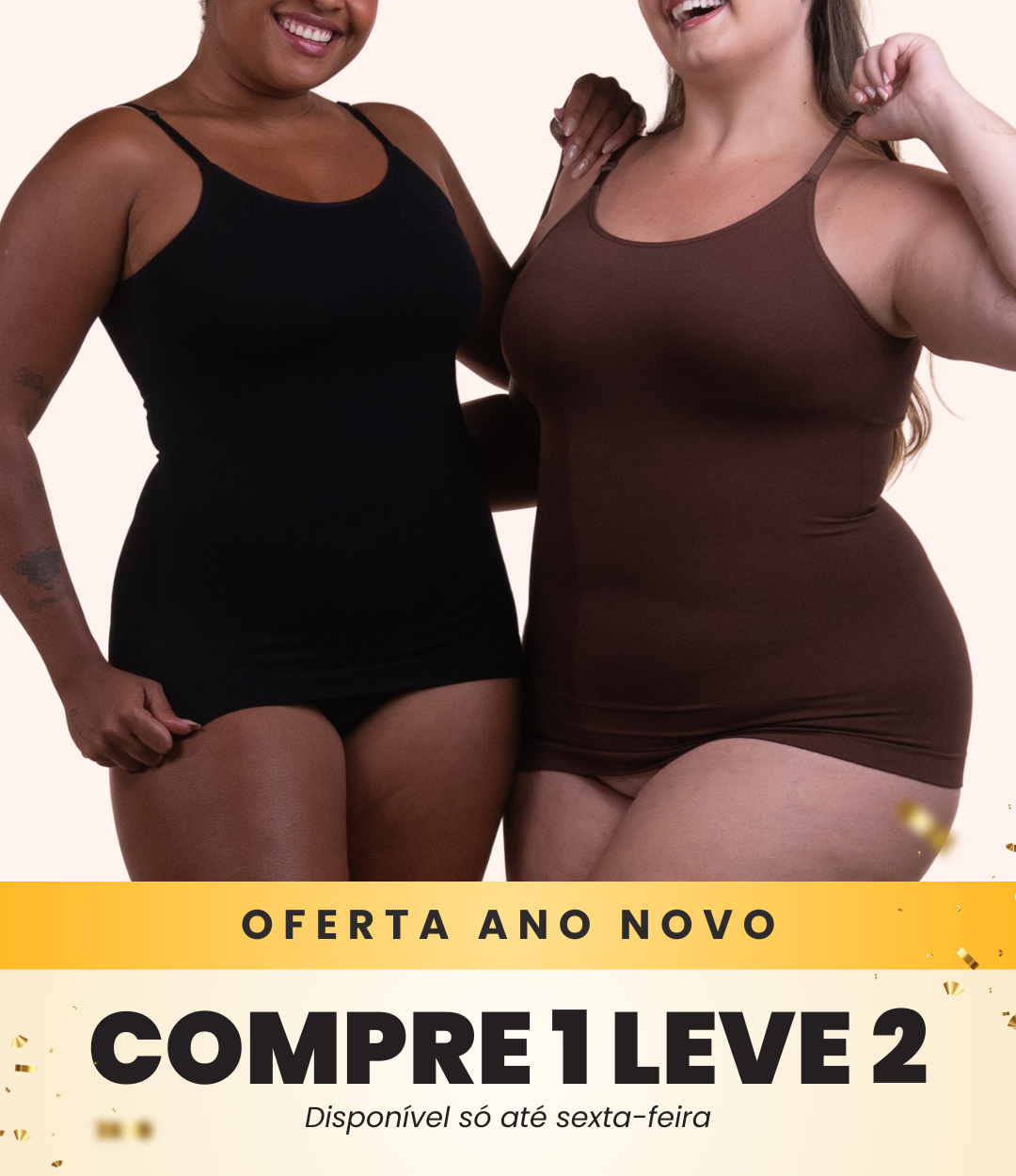 2 Cami Shaper - Compre 1 Leve 2 - Black Friday