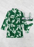 Conjunto Carol Verde 3 Peças