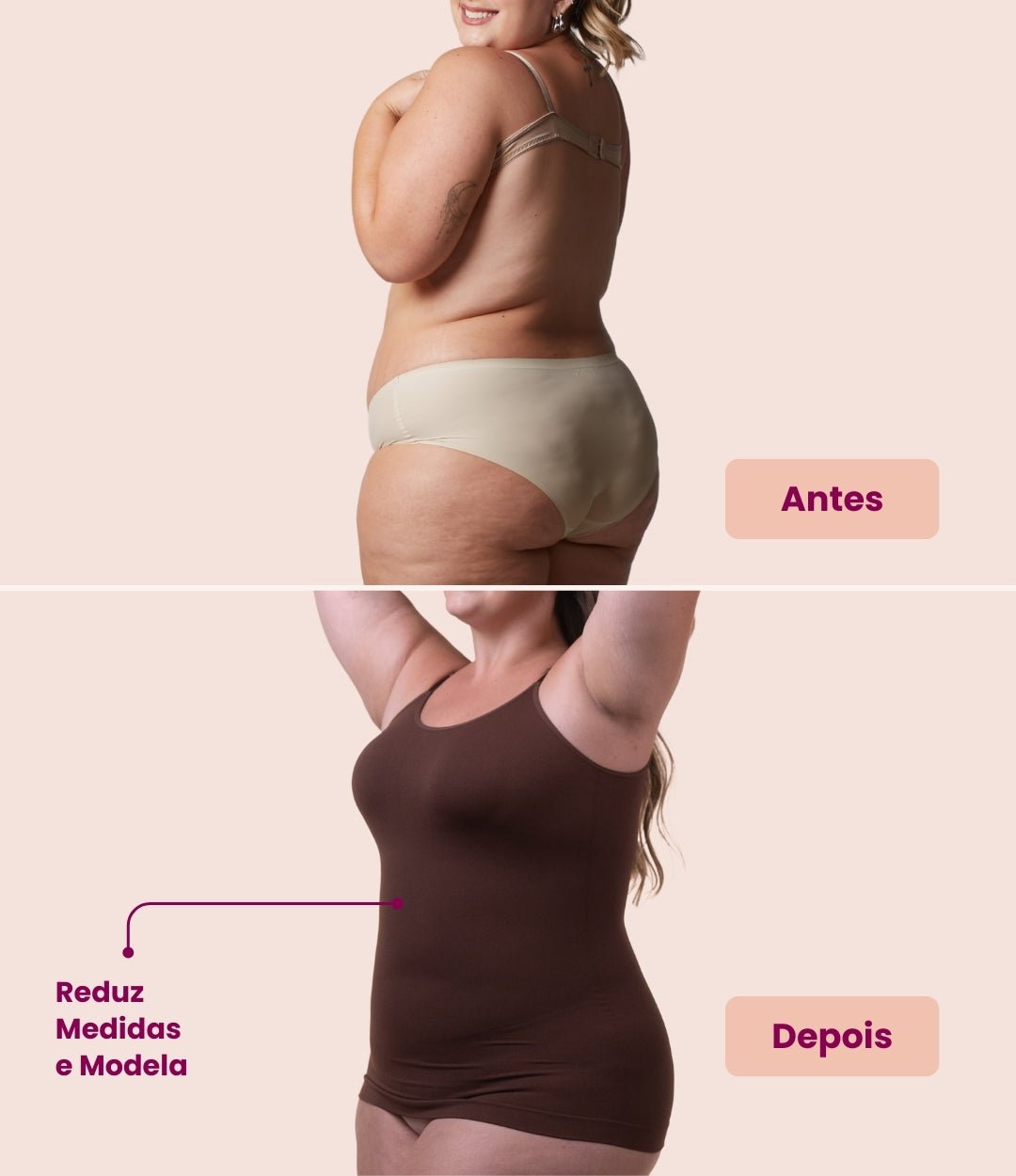 Cami Shaper - Camiseta Modeladora 3 em 1