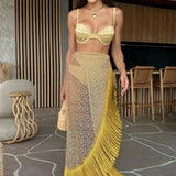 Biquíni com Saída de Praia Rendada