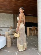 Biquíni com Saída de Praia Rendada