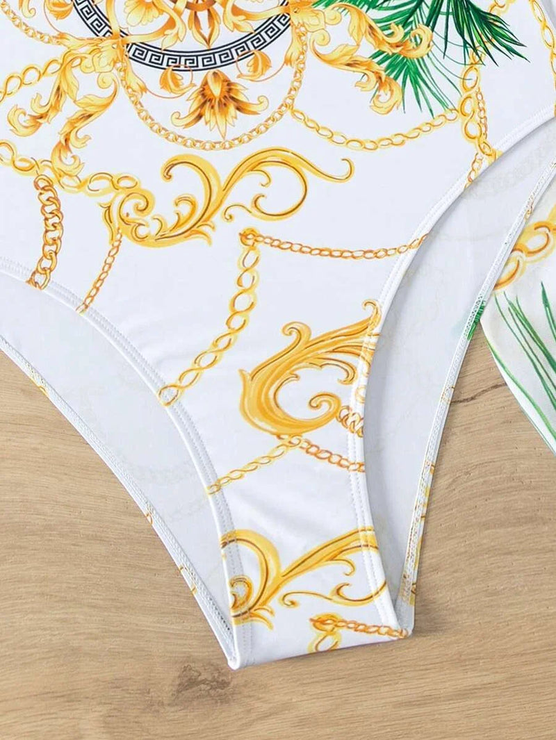 Top 1 Sand Tropical – Conjunto Maiô com Saída